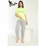 zachte katoen pyjama vrouwen