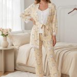 Dames Pyjama Set  Kattenprint