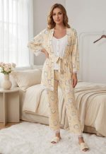 Dames Pyjama Set  Kattenprint