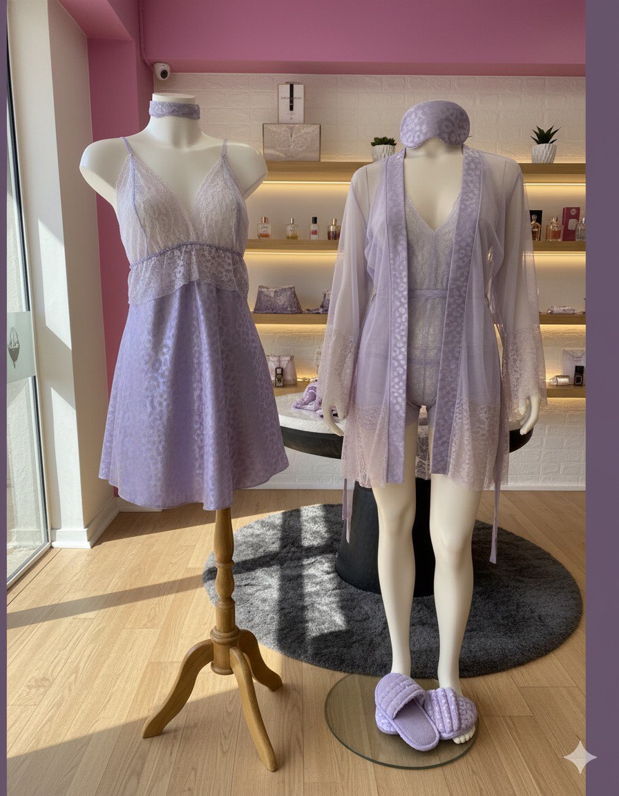 nachtmode set Luxe nachtkleding - Image 1