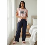 Dames 3-Delige Huispak Set met slippers - Image 4