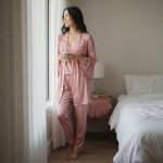 Satijnen 5-delige Pyjamaset Dames - Image 3