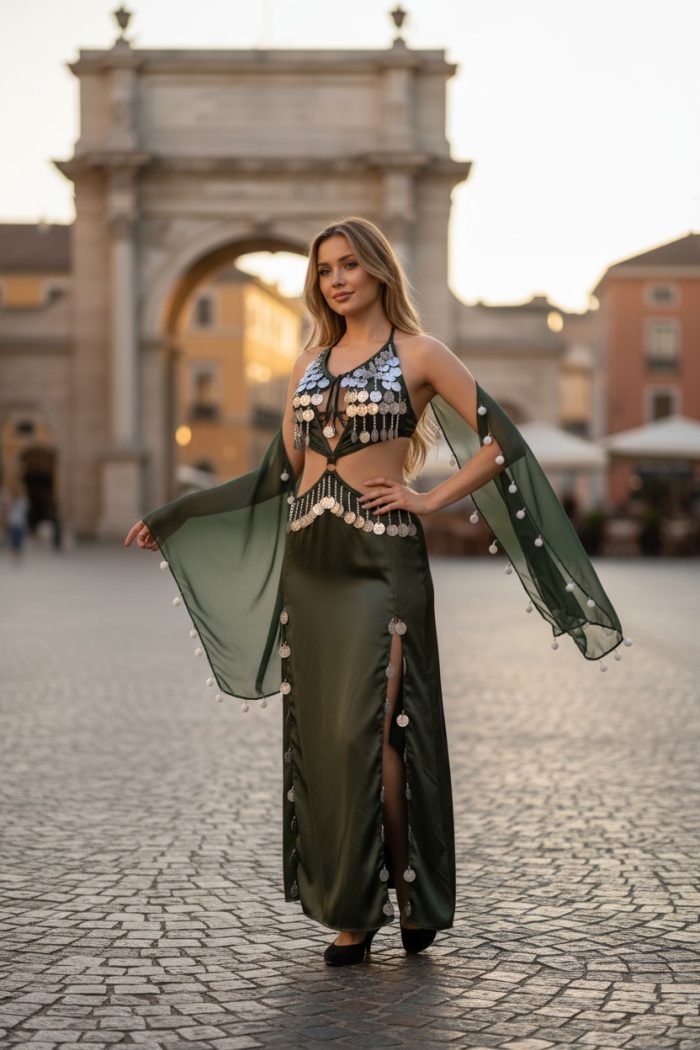 Oriëntaalse Dans & Party Outfit – Meerdere Kleuren | Luxe Show- en Feestkleding - Image 1