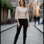 Blouse voor feest of kantoor