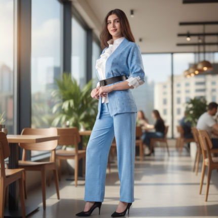 Dames Zomerpak – Vest, Broek en Tuniek