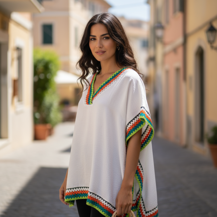 Dames Tuniek met Kleuraccent - Image 2