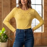 Dames Blouse met Lange Mouwen