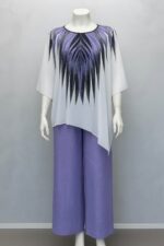 Dames Tuniekset  – Elegante Lente-/Zomeroutfit met Losvallende Broek