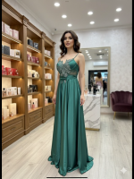 Luxe Avondjurk Satijn met Kant – Galajurk / Feestjurk (Meerdere Kleuren)