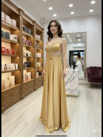 Luxe Avondjurk Satijn met Kant – Galajurk / Feestjurk (Meerdere Kleuren) - Image 2