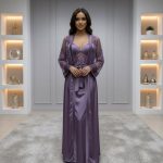 Luxe nachtjurk met bijpassende kamerjas