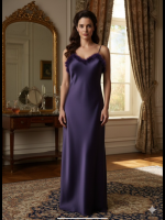 Luxe Zijde Nachtjapon met Verenaccent - Image 3