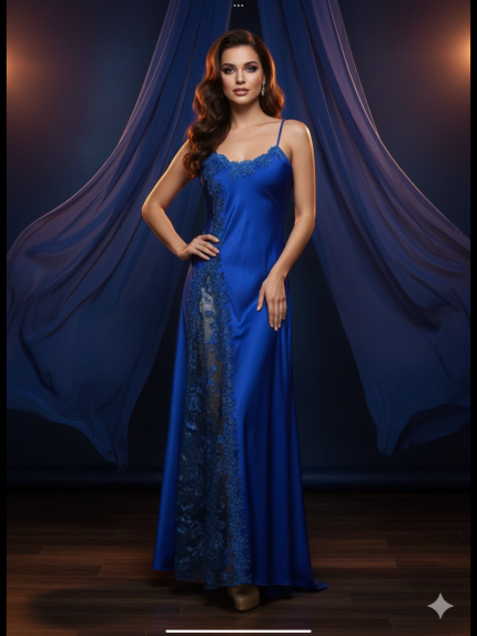 Satijnen Nachtjapon Dames – Lang