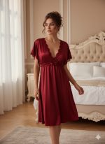 luxe slaapjurk satijn