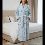 Luxe Warme Ochtendjas – Comfortabele Fleece Badjas voor Dames