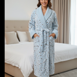 Luxe Warme Ochtendjas – Comfortabele Fleece Badjas voor Dames