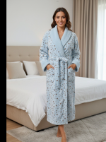 Luxe Warme Ochtendjas – Comfortabele Fleece Badjas voor Dames