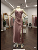 Lange Satijnen Lingerie Jurk – Stijlvol & Comfortabel in Meerdere Kleuren - Image 2