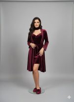 Luxe Velvet Dames Nachtset - Image 2