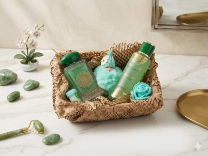 Luxe Cadeaubox voor haar – Tropical Musk parfum set (kant-en-klaar cadeau) 💚