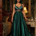 Emerald Elegance Gala Jurk