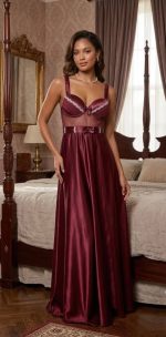 Emerald Elegance Gala Jurk - Image 3
